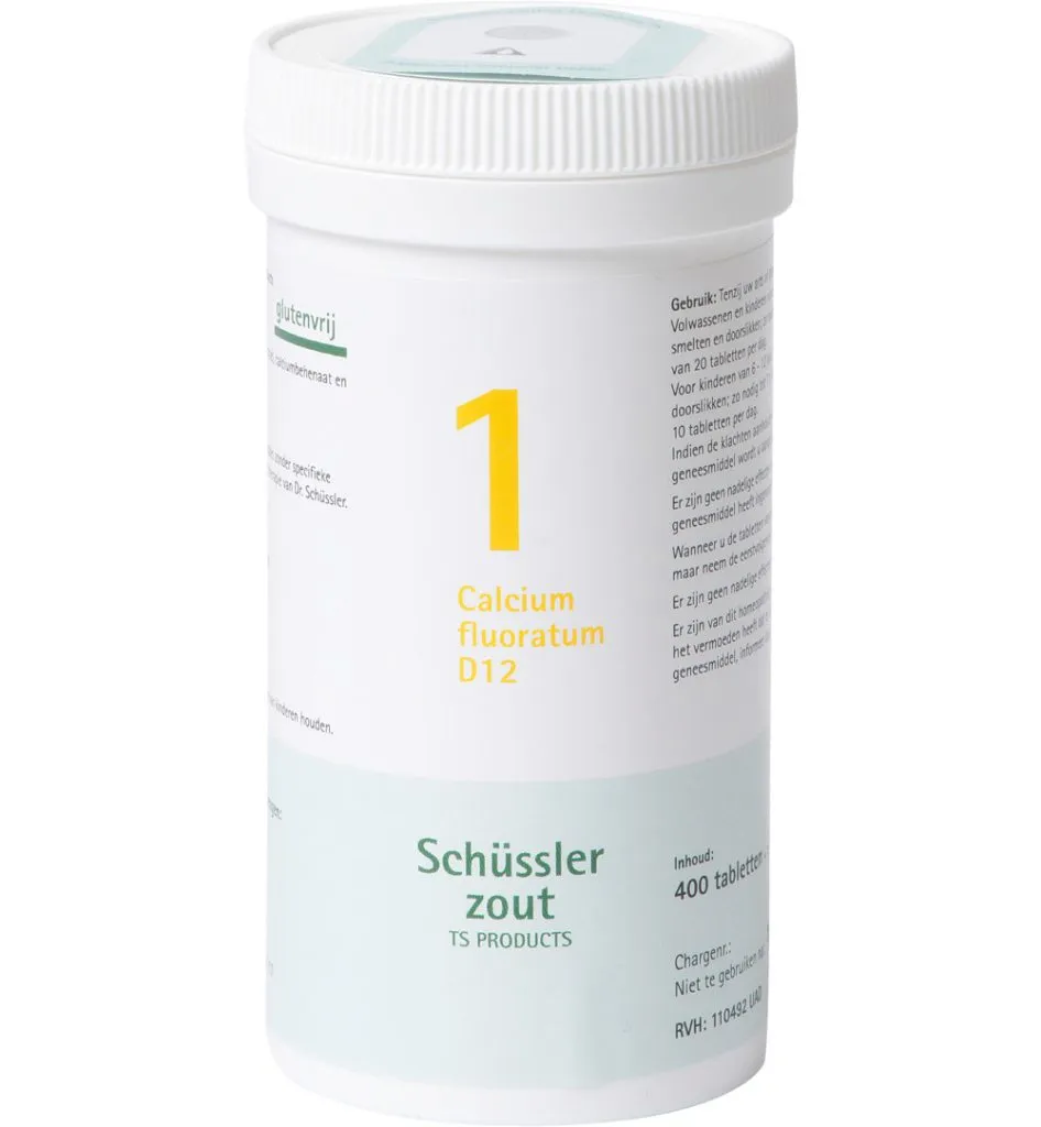 Pfluger Calcium fluoratum 1 D12 Schussler (400 tabletten)