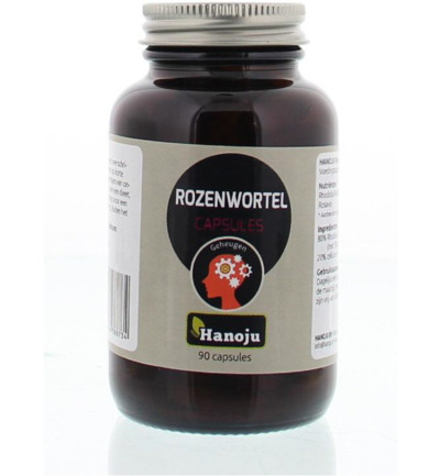 Hanoju Rhodiola rozenwortel 3% Rosavin 400mg (90 capsules)