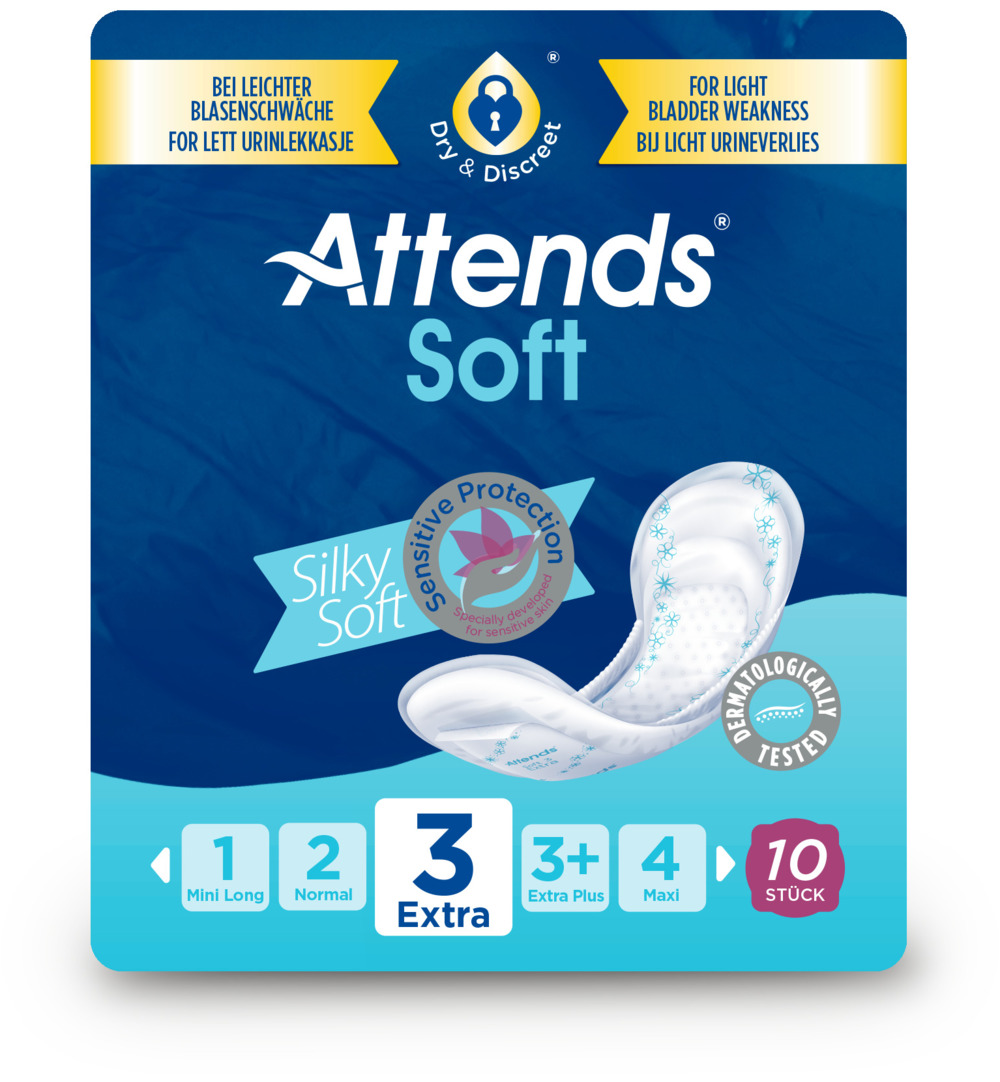 Attends Inlegger Soft Extra 3 (10 Stuks)