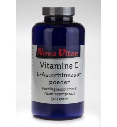 Nova Vitae Vitamine C ascorbinezuur poeder (500 gr)