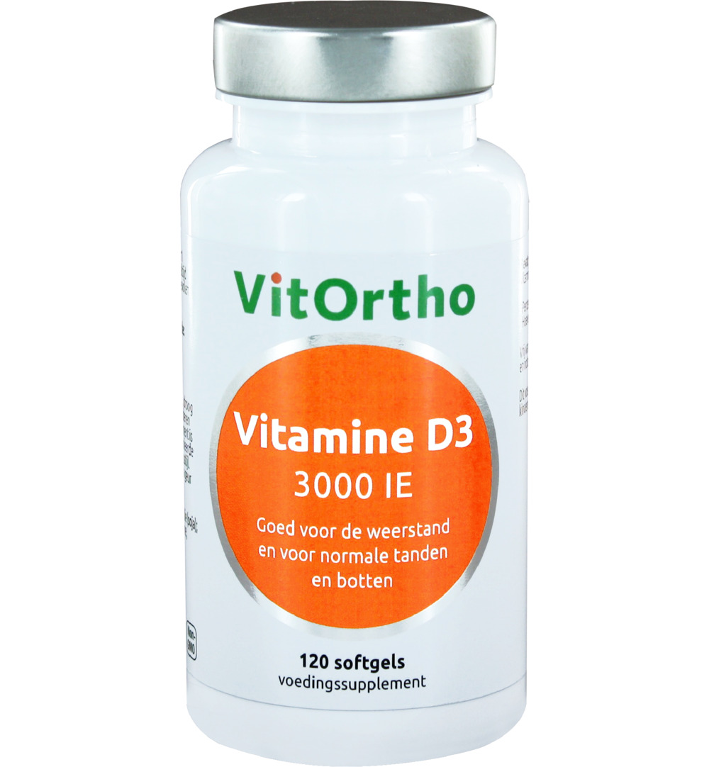 VitOrtho Vitamine D3 3000IE (120 softgels)