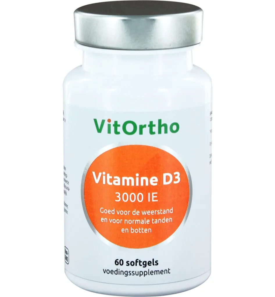 VitOrtho Vitamine D3 3000IE (60 softgels)