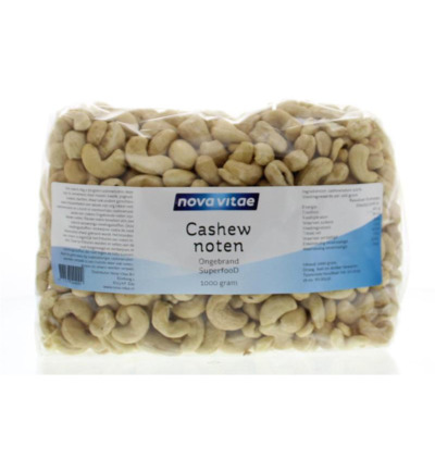 Nova Vitae Cashewnoten Ongebrand Raw (1000 gr)