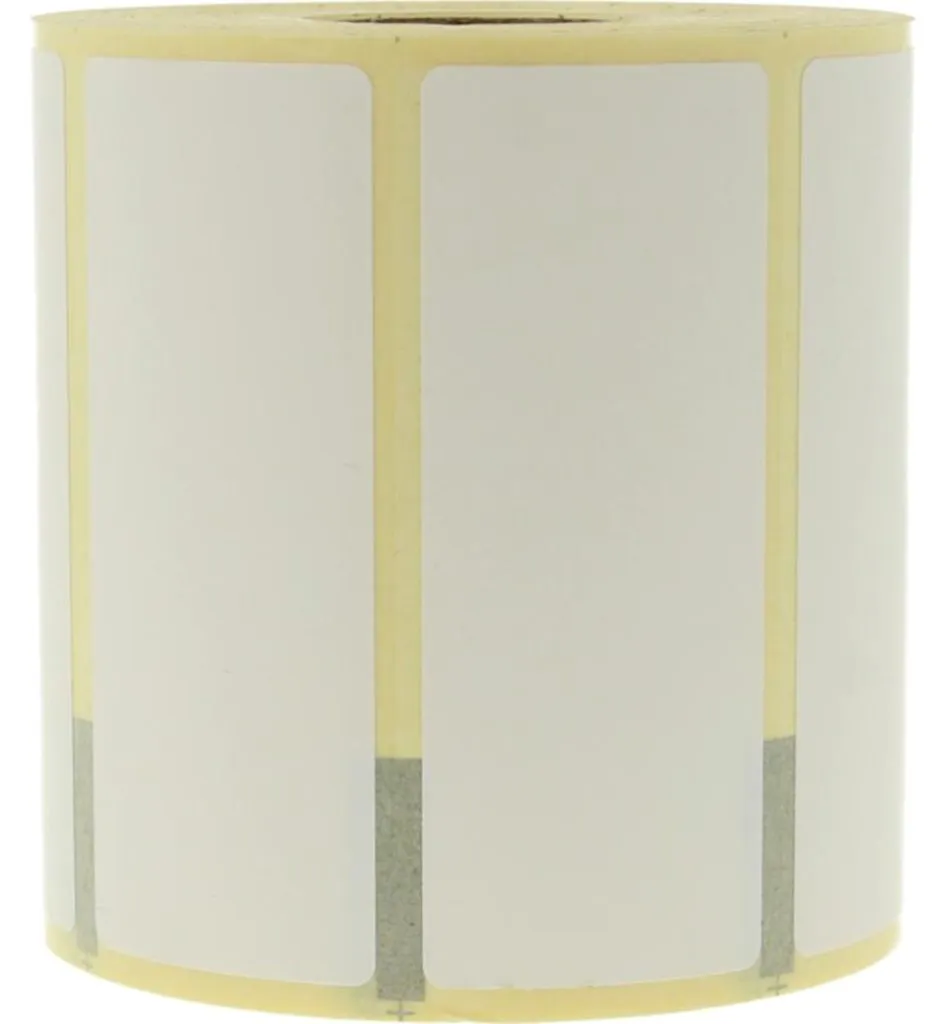 Spruyt Hillen Etiket blanco 75x30mm op rol (850 stuks)
