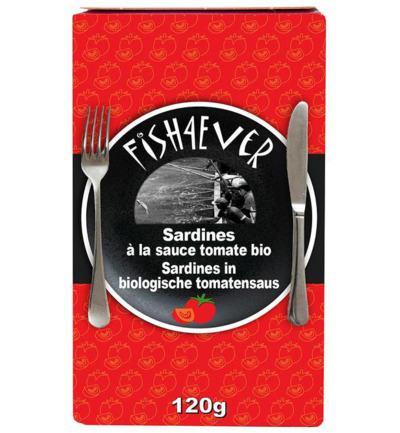 Fish 4 Ever Sardines In Tomatensaus (120 gr)