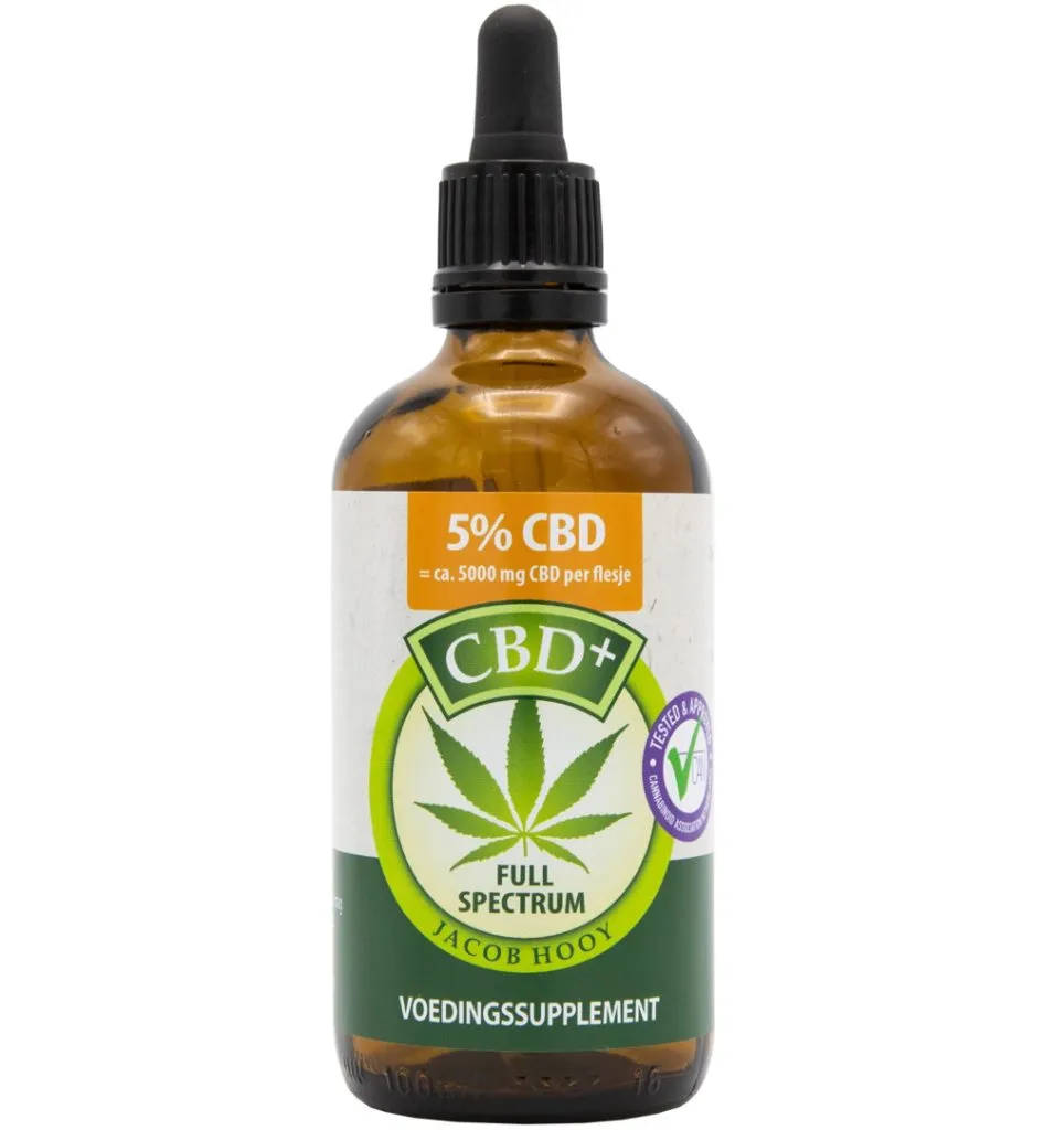 Jacob Hooy CBD Plus Olie 5% (100 ml)