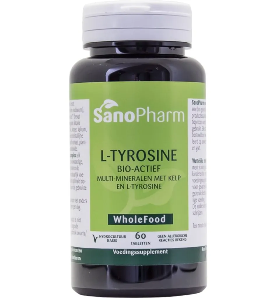 Sanopharm L-Tyrosine plus wholefood (60 capsules)