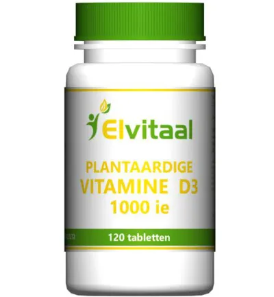 Elvitaal/Elvitum Vitamine D3 1000Ie Vegan (120 tabletten)