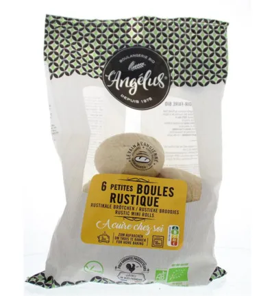 L'Angelus Mini Boules Rustique Bio (6 Stuks)