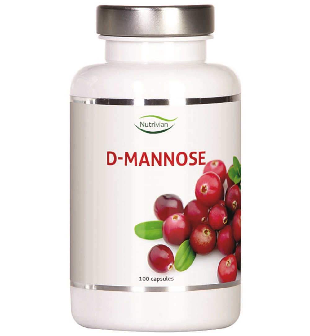 Nutrivian D-Mannose 500 mg (100 capsules)