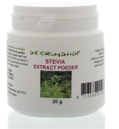 De Cruydhof Stevia Extract Poeder (20 gr)