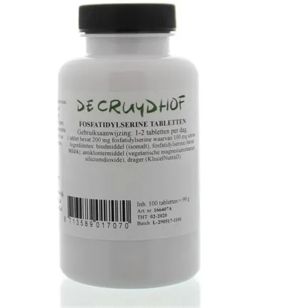 De Cruydhof Fosfatidylserine 200mg (100 capsules)