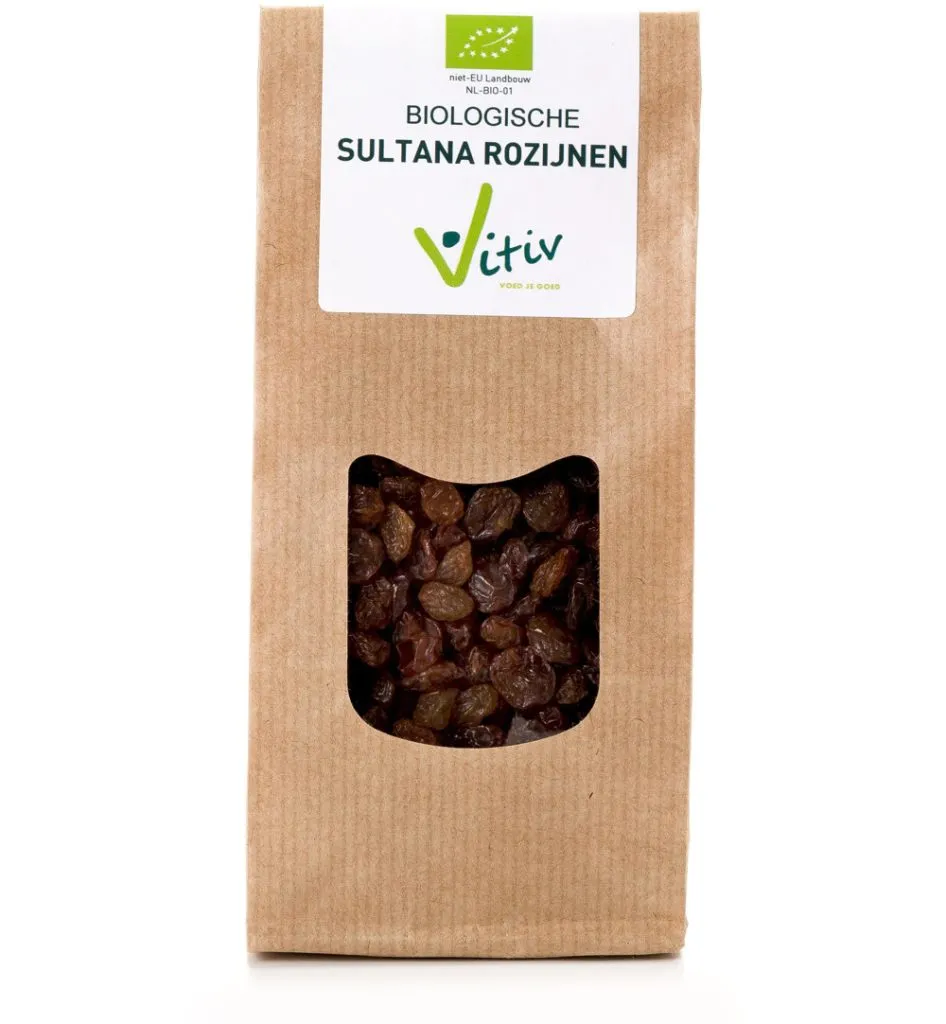 Vitiv Sultana Rozijnen Bio (500 gr)