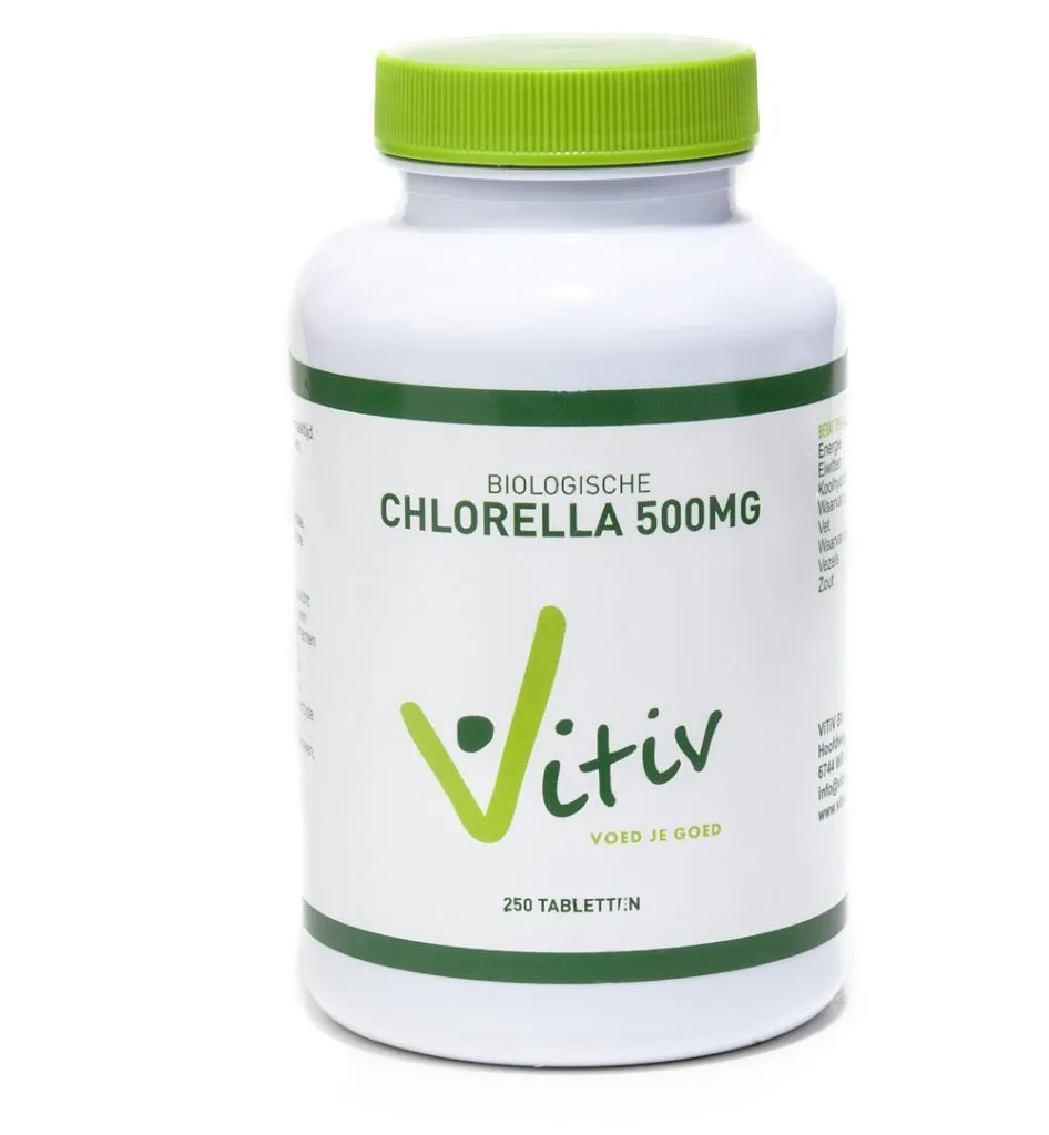 Vitiv Chlorella 500 mg bio (500 tabletten)