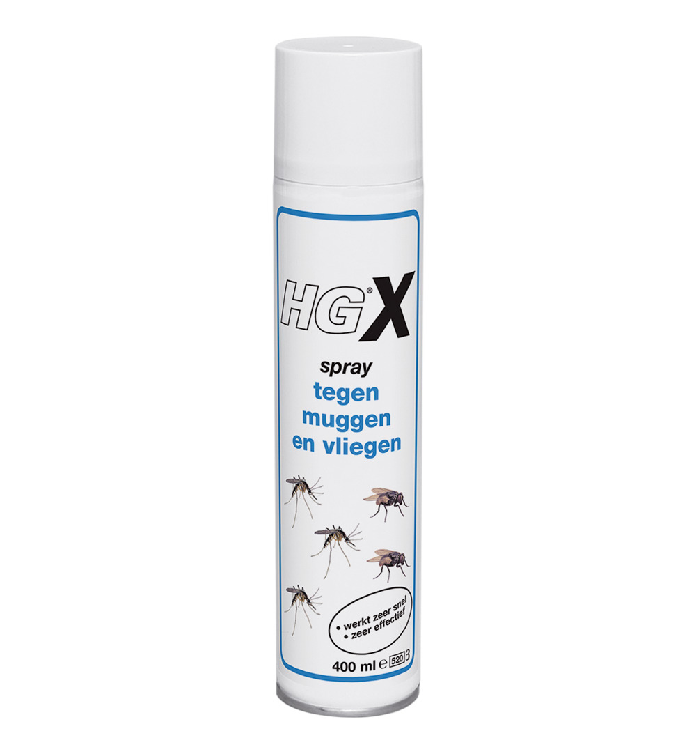 HG X Muggen/Vliegen Spray (400 ml)