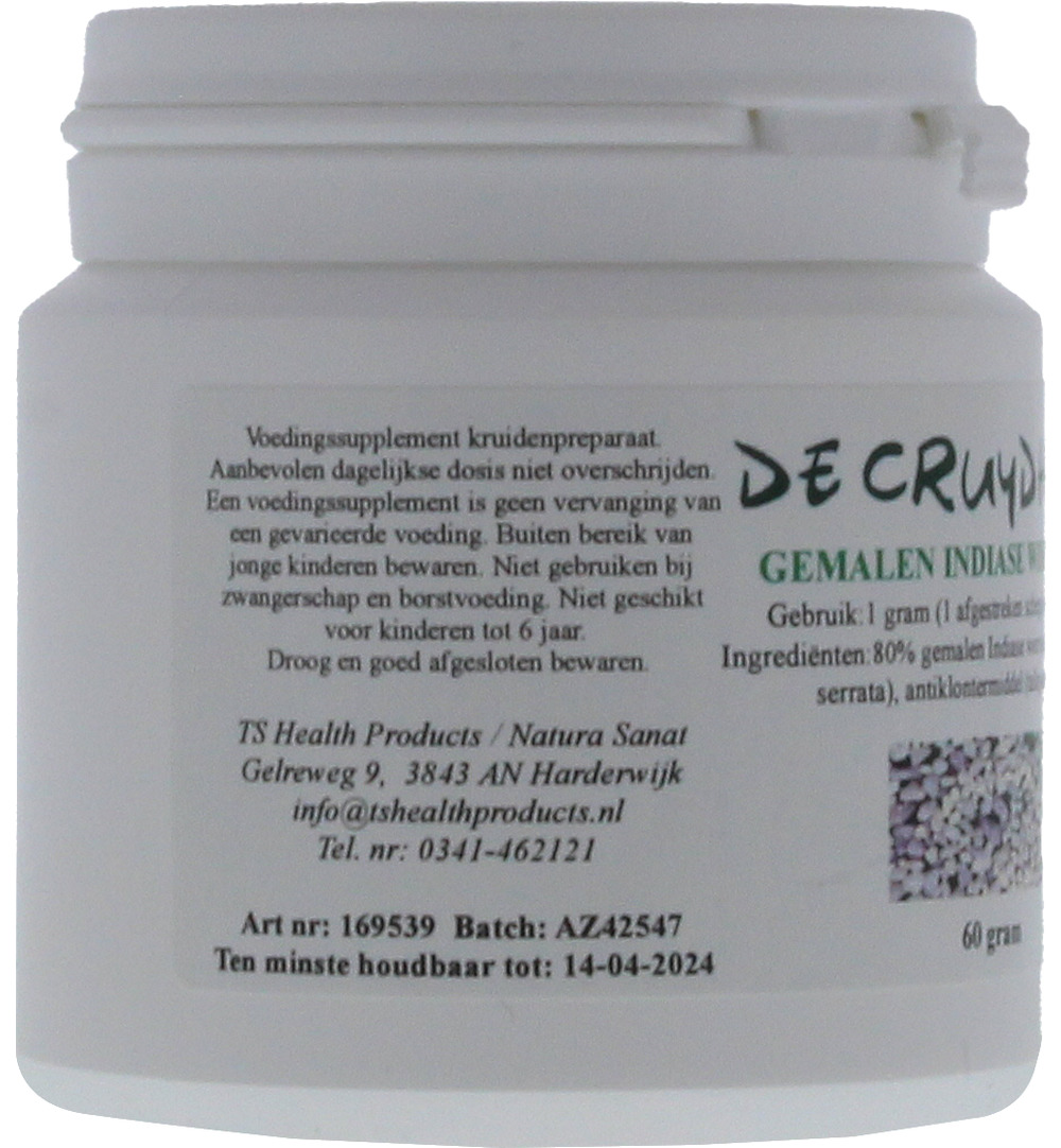 De Cruydhof Indische Wierook Poeder (60 gr)