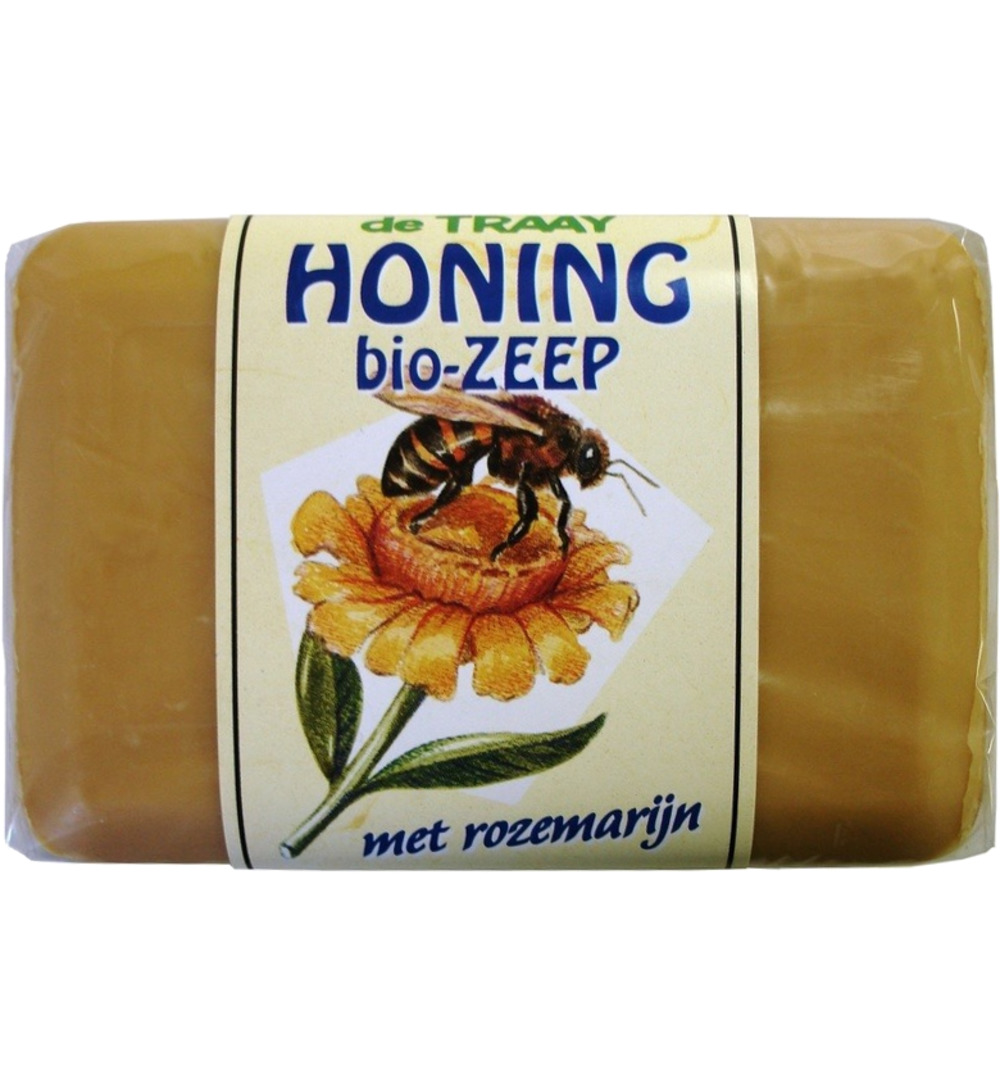 De Traay Zeep honing/rozemarijn bio (250 gr)