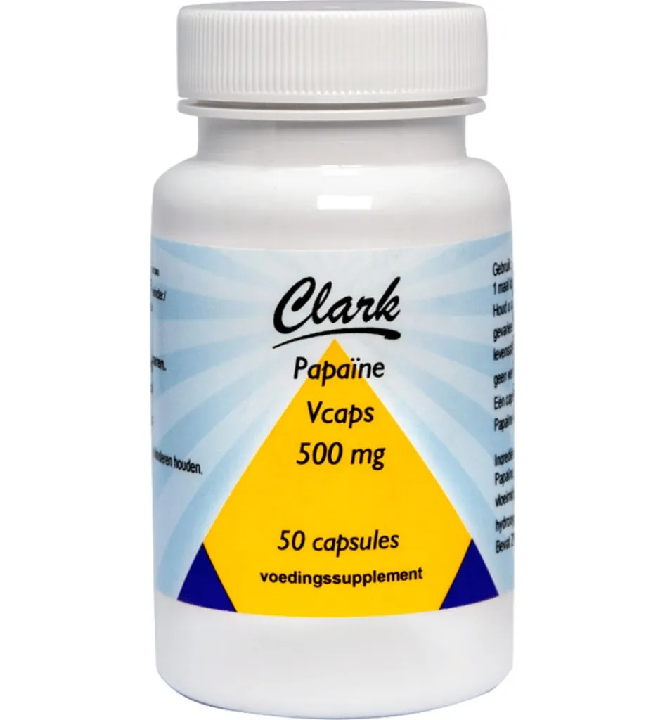Clark Papaine 500mg (50 vega capsules)