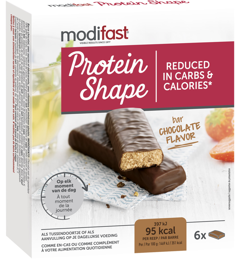 Modifast Protein Shape Reep Chocolade (162 gr)