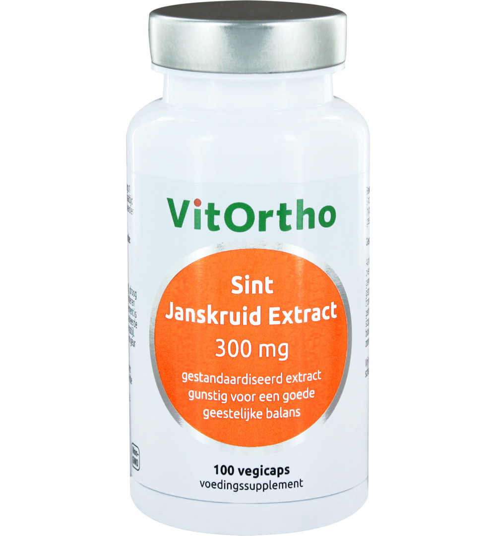 VitOrtho Sint Janskruid extract 300 mg (100 vega capsules)