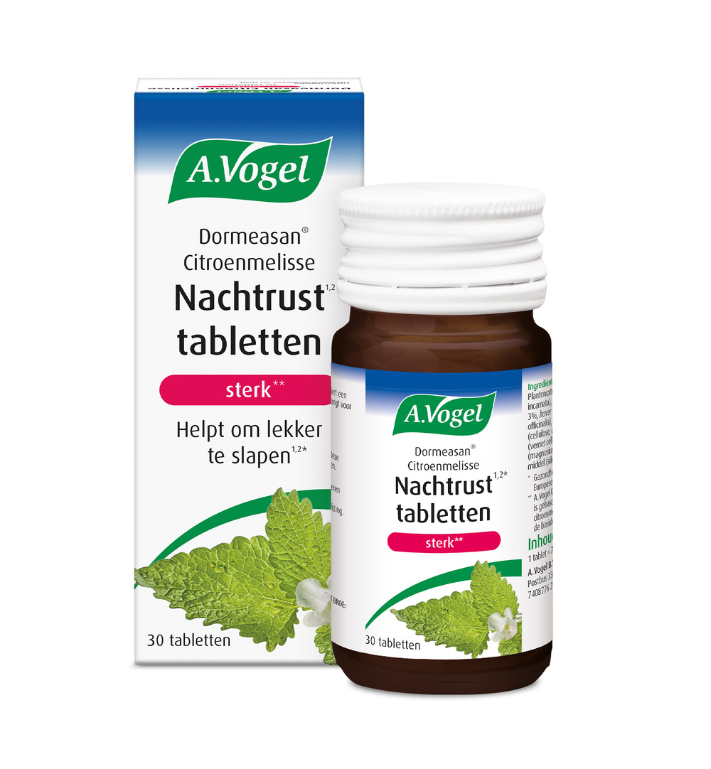 A.Vogel Dormeasan Citroenmelisse Nachtrust Sterk (30 Tabletten)