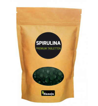 Hanoju Spirulina 400mg premium zak (625 tabletten)