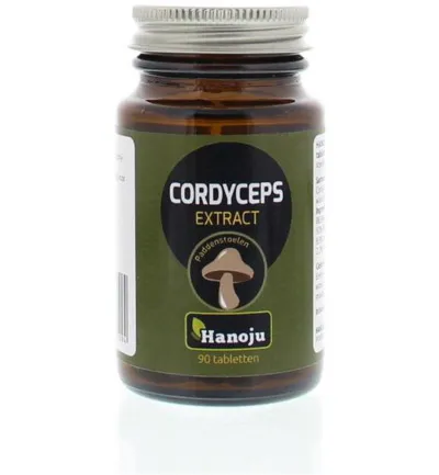Hanoju Cordyceps paddenstoel 400mg (90 tabletten)