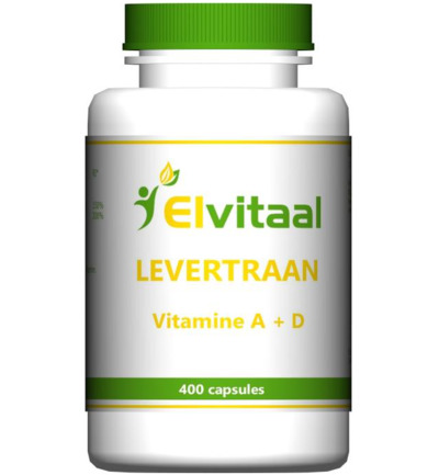 Elvitaal/Elvitum Levertraan A D3 (400 capsules)