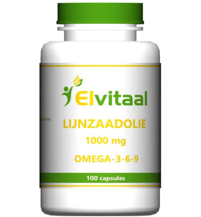 Elvitaal/Elvitum Lijnzaadolie omega 369 (100 capsules)