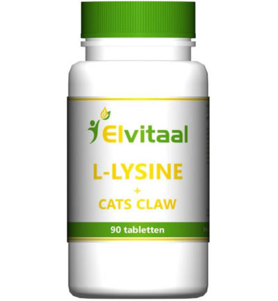 Elvitaal/Elvitum L-Lysine cats claw (90 stuks)