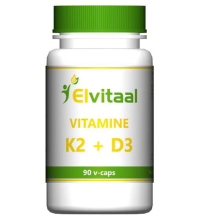 Elvitaal/Elvitum Vitamine K2 & D3 (90 stuks)