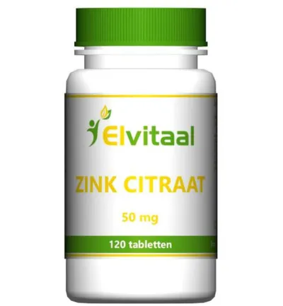 Elvitaal/Elvitum Zink citraat 50mg (120 stuks)