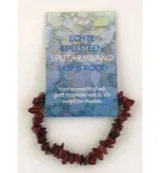 Steengoed Splitarmband jaspis rood (1 stuk)