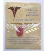 Steengoed Hanger gezondheidssteen rhodochrosiet (1 stuk)
