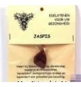 Steengoed Hanger gezondheidssteen jaspis rood (1 stuk)
