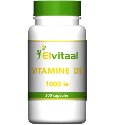 Elvitaal/Elvitum Vitamine D3 1000IE/25mcg (300 capsules)