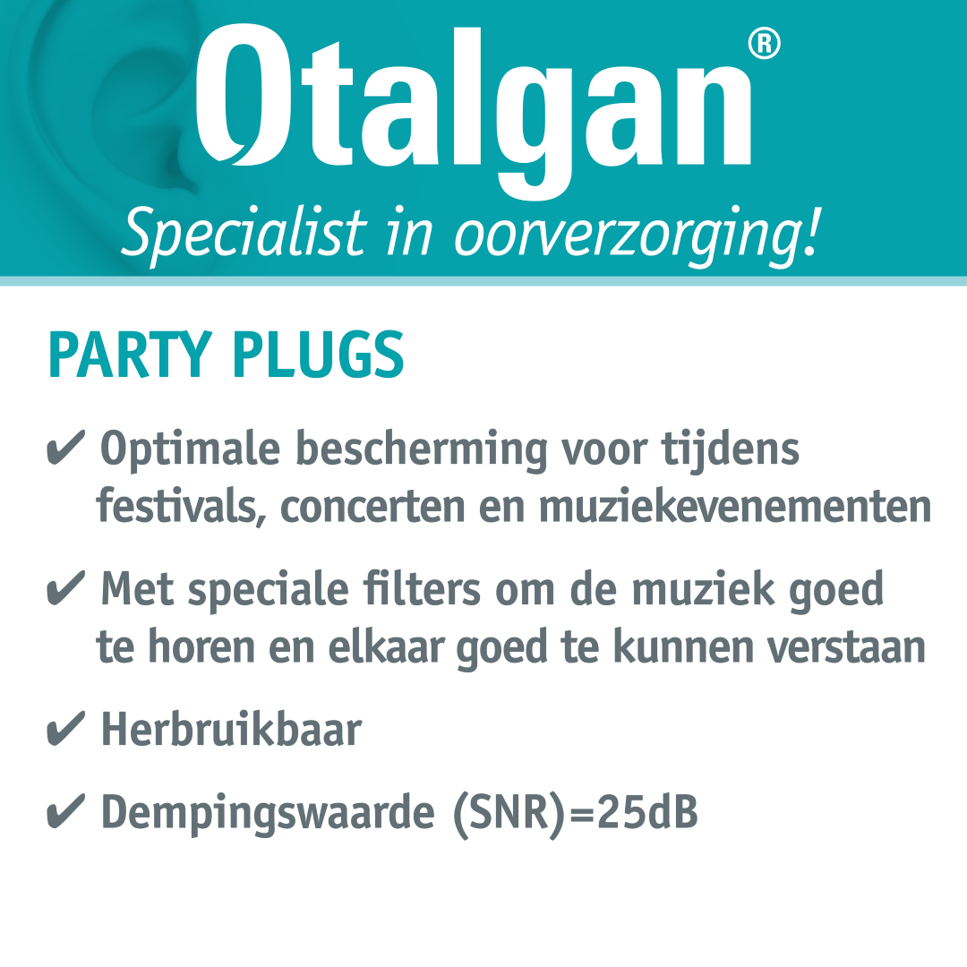 Otalgan Party plugs (1 paar) - image 2