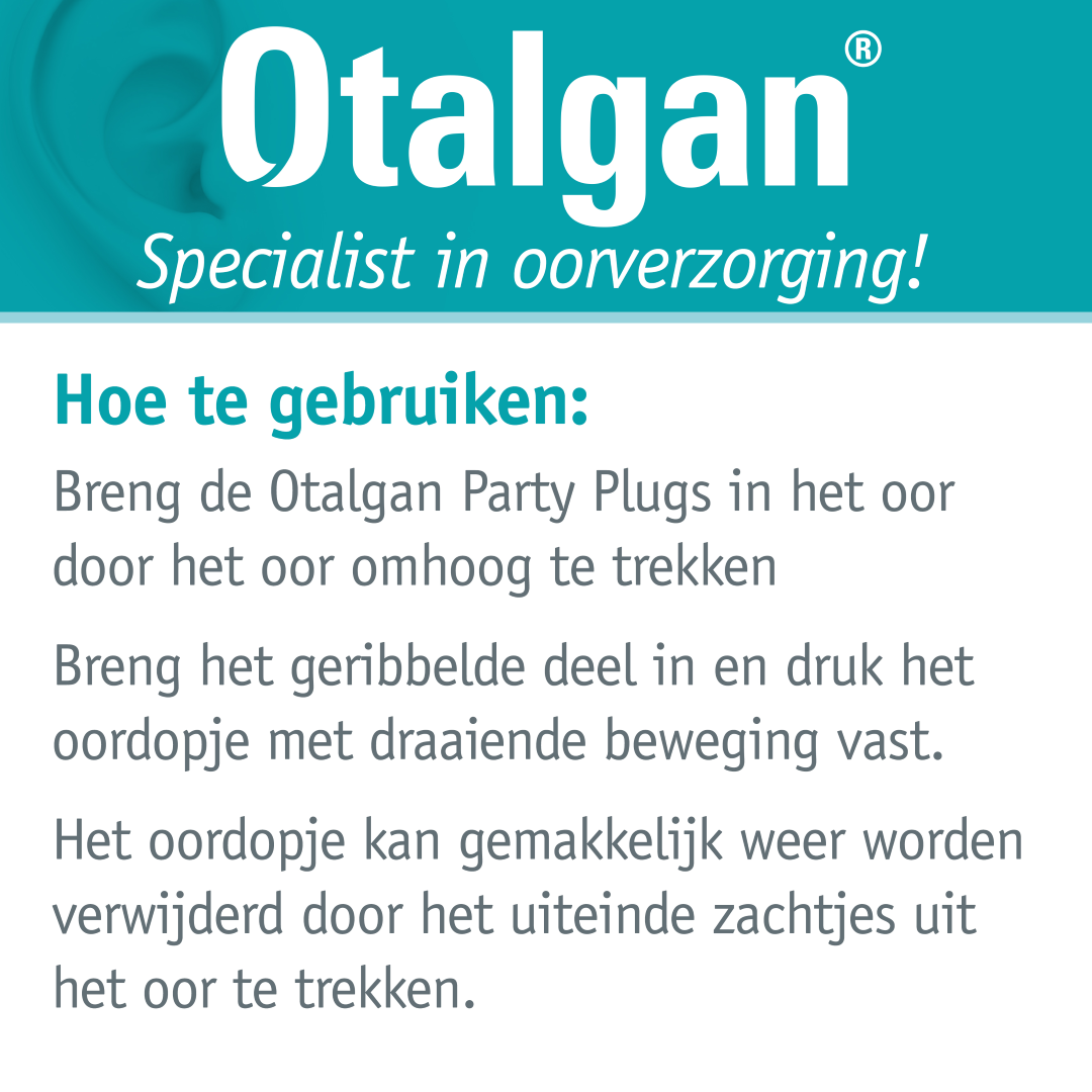 Otalgan Party plugs (1 paar) - image 3