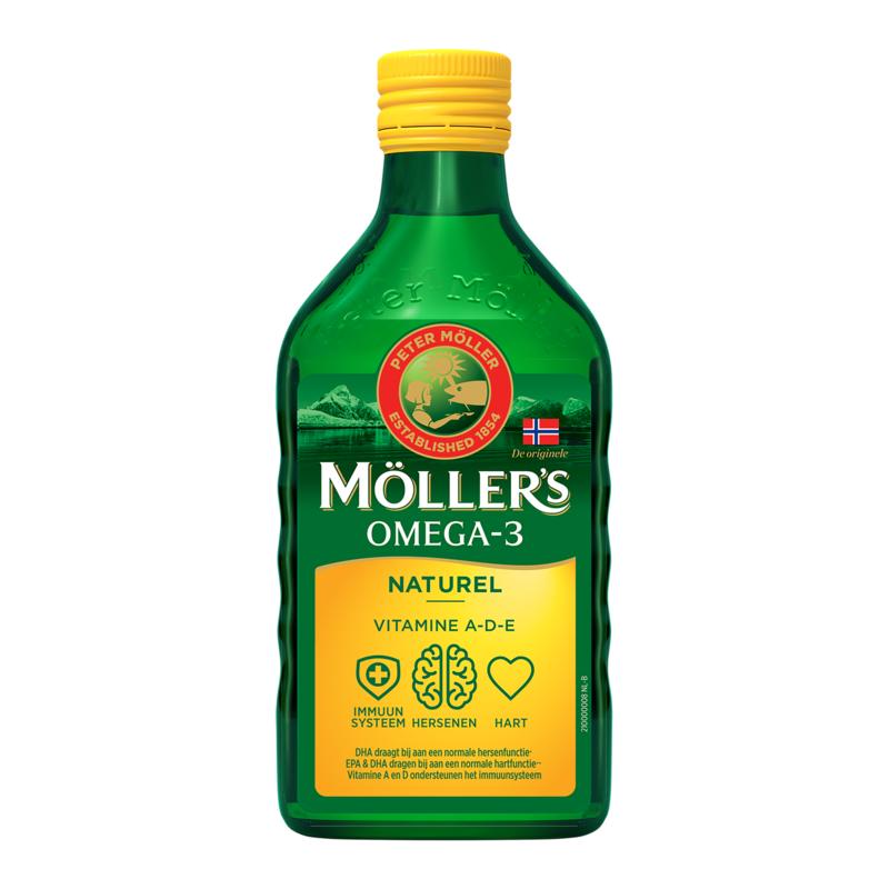 Mollers Omega-3 Levertraan Naturel (250 ml)