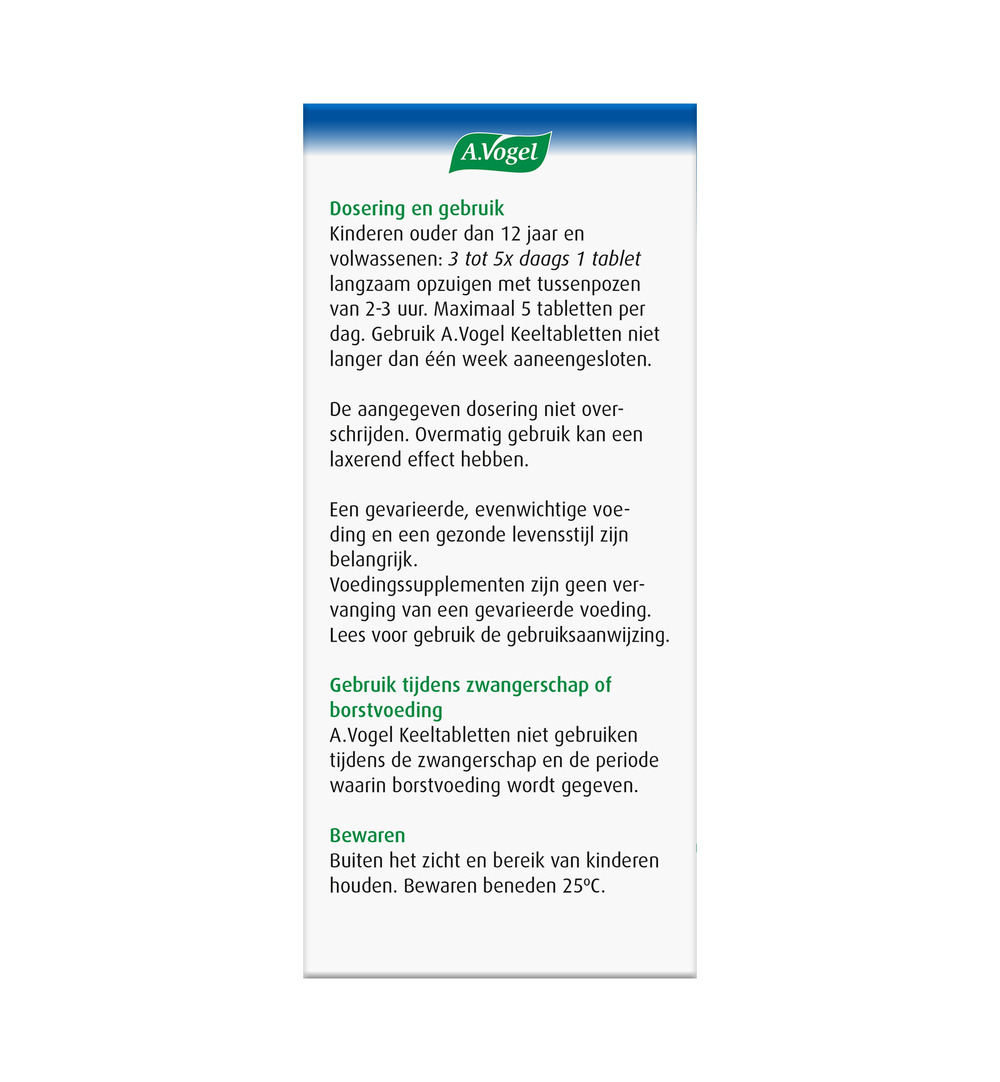 A.Vogel Keel (20 tabletten) - image 2