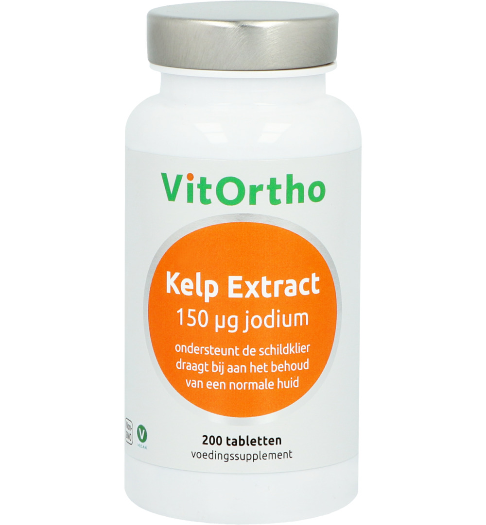 VitOrtho Kelp extract - 150 mcg jodium (200 tabletten)