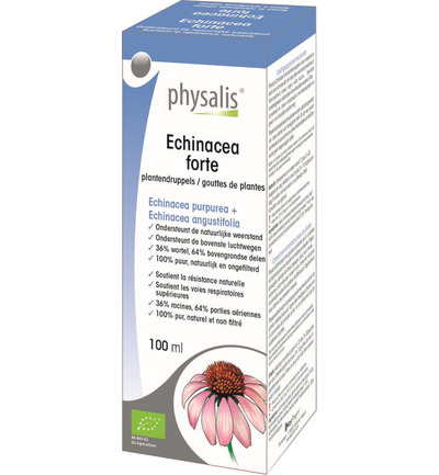 Physalis Echinacea Forte Plantendruppels Bio (100 ml)