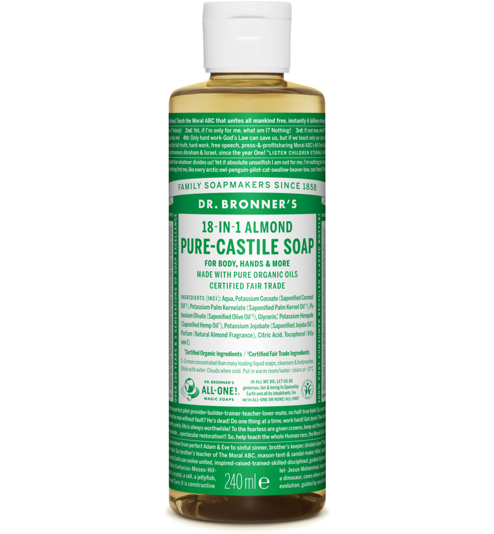 Dr. Bronner's Liquid soap amandel (240 ml)
