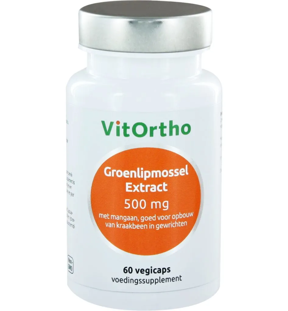 VitOrthogroenlipmossel extract 500 mg (60 vega capsules)