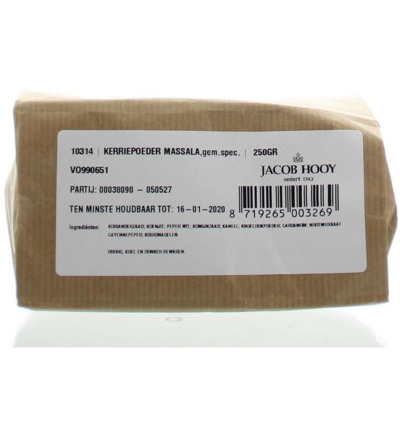 Jacob Hooy Kerriepoeder massala (250 gr)