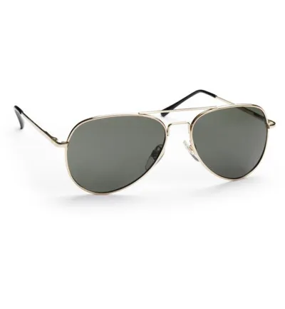 HAGA Eyewear Zonnebril piloten goud (1 stuk)