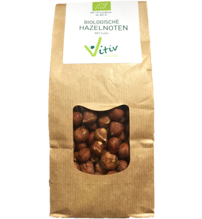 Vitiv Hazelnoten Met Vlies Bio (500 gr)