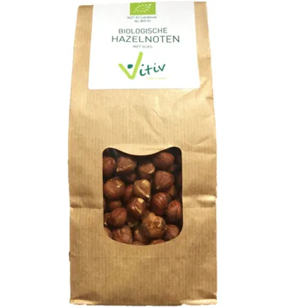 Vitiv Hazelnoten Met Vlies Bio (250 gr)