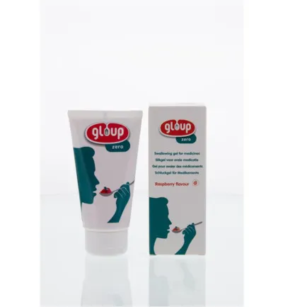 Gloup Zero medicatie inname gel framboos (75 ml)