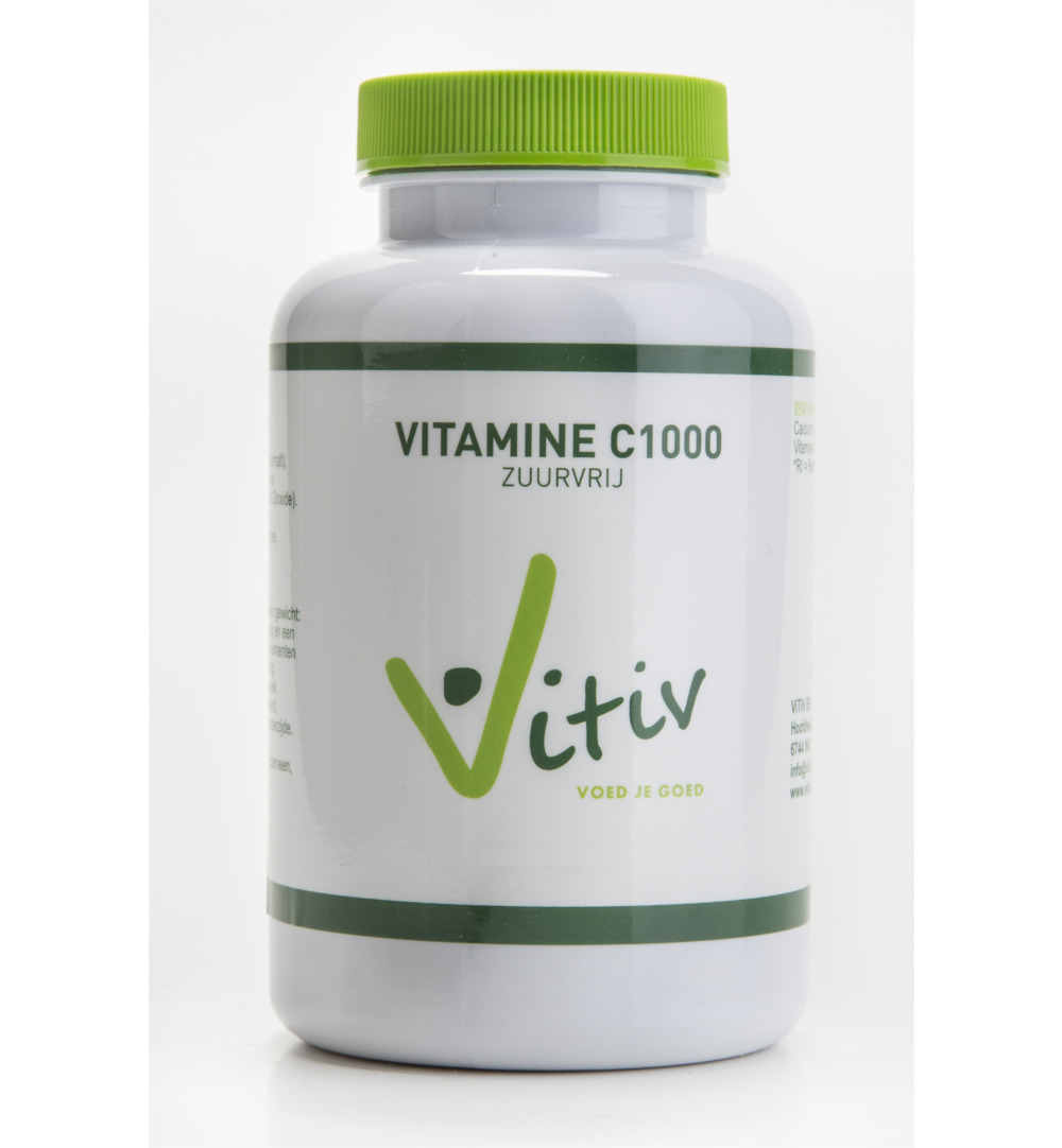 Vitiv Vitamine C1000 zuurvrij (200 tabletten)